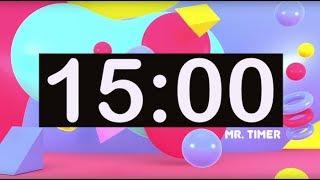 Timer for Kids 15 Minutes! Timer with Music for Classroom, Children! Instrumental Music for Kids!