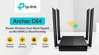 Unboxing & Configurare | TP-Link Archer C64: Router Wi-Fi 5 Dual-Band AC1200