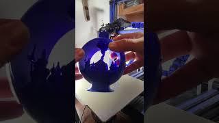 Amazing 3D printed snow globe ornament 