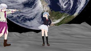 Meanwhile on the Moon [touhou mmd]