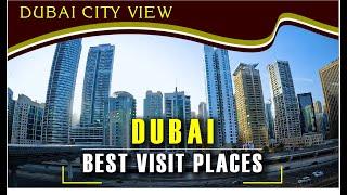 Beautiful Dubai City View by Metro | 2022 | Dubai Metro Ride to Karama