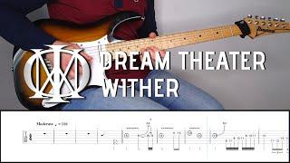 DREAM THEATER - WITHER (Solo) | Guitar Cover Tutorial (FREE TAB)