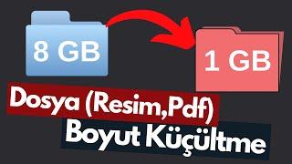 Programsız Dosya Boyutu Küçültme (PDF,Jpeg,PNG...)