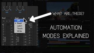 Editing Audio in Premiere Pro - Automation modes and key frames explained