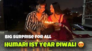 IST ANNIVERSARY KAE BADD HUMARI FIRST DIWALI | Raghvi Nae Kiya Experiment  #diwali #avinashvlog