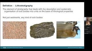 Christo Marais van Vuuren presents 'A 'How to Guide': Defining Stratigraphic Units'.