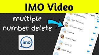 How To Delete IMO Contact || Trending Tech Zone