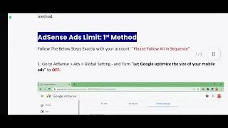 How To Remove Ad limit From Adsense 2023| Adsense Ad limit Solution 100% Working