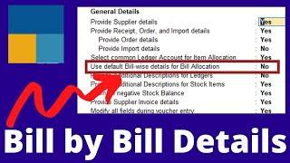 #146 How Bill by Bill Details Enable or Disable in Tally Prime |Stock Summary Report in tally prime