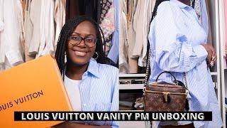 LOUIS VUITTON VANITY PM UNBOXING | Modernly Michelle