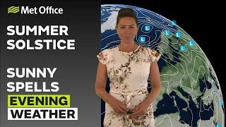 19/06/24 –Dry for the vast majority – Evening Weather Forecast UK – Met Office Weather