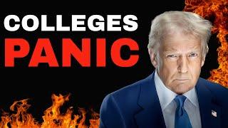 Woke colleges PANIC as TRUMP signs EXECUTIVE ORDER to END DEI!