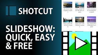 Create Slideshows from Photos in SECONDS | Quickest, Easiest, FREE Slideshow with Music | Shotcut