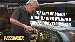 Chevy & GMC Truck Dual Master Cylinder/Power Brake Booster UPGRADE Install with Lines Explained