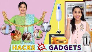 Hacks vs Gadgets - Money Saving Kitchen TIPS and TRICKS | CookWithNisha