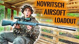 SNIPER vs PC-MONITOR & MELONE | NOVRITSCH Airsoft Loadout im TEST | Survival Mattin