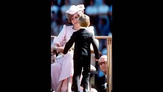 Prince Harry tries to comfort his grieving mother. #diana #princeharry #royal