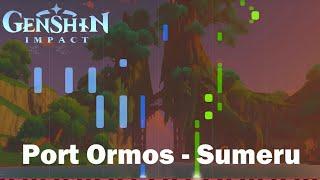 Port Ormos [Free Piano Sheet] - Sumeru Genshin OST