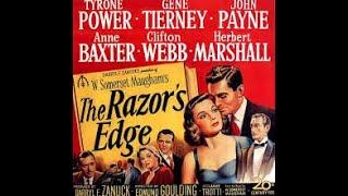 Tyrone Power, Gene Tierney & Anne Baxter in W. Somerset Maugham's "The Razor's Edge" (1946)