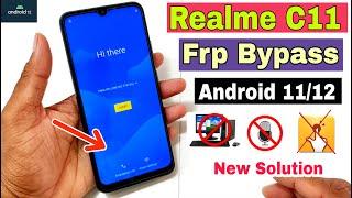 Realme C11 FRP Bypass Android 11/12 | New Solution | Realme C11 Google Account Bypass Without Pc