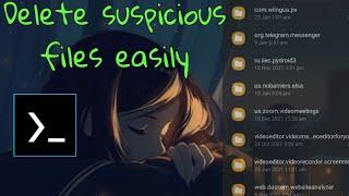 How to delete undeletable files in your android