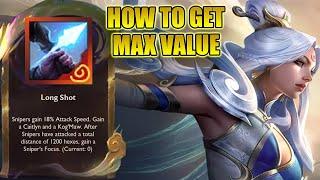 Min-Maxing The LONG SHOT Augment For Early Sniper's Focus Value I Set 11 TFT