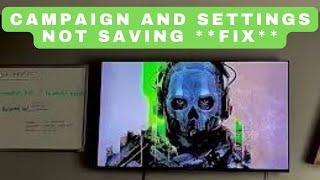 How To Fix Campaign And Settings Not Saving Call Of Duty MW2 2022 (PS4/PS5)