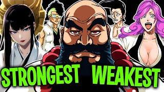 STRONGEST BLEACH SQUAD RANKED WEAKEST TO STRONGEST | BLEACH Ranking