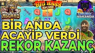 BİG BASS SPLASH REKORLARI KIRDIK | Big Bass BONANZA |sweet bonanza 1000 yeni oyun slot oyunları