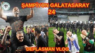 KONYASPOR 1-3 GALATASARAY ŞAMPİYONLUK VLOGU ! 24. KEZ ŞAMPİYON GALATASARAY ! KONYA DEPLASMAN VLOG