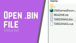 Open .BIN file