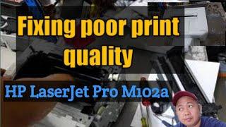 HP LaserJet Pro, Ultra M102-M106, M203 Printers - Fixing Poor Print Quality