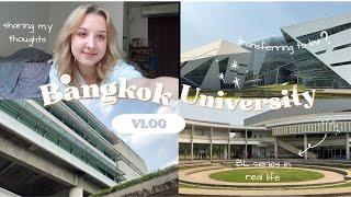 bangkok university l campus tour, almost got lost, sharing thoughts on my thai university