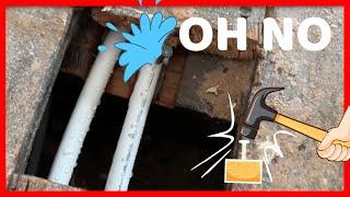 CCTV Installation - Screw In Water Pipe