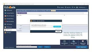 EdbMails - Office365 login for MBOX to Office 365 migration