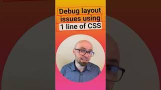 Debug Web Layout Problems With This Simple CSS Trick! #css