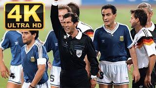 West Germany - Argentina 1990 Full Highlights | 4K ULTRA HD 60 fps |