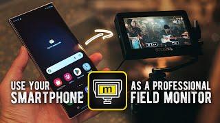 Use Your Smartphone as a PROFESSIONAL Field Monitor! // Monitor+ App