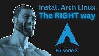 Arch Linux Install & Explanation 2024 - Episode 3 - Mounts, fstab & man pages