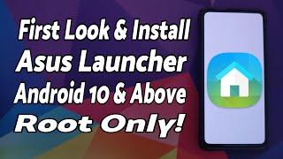 First Look | Asus Launcher | App Lock | App Hide | Any Android 10 & Above |  Root