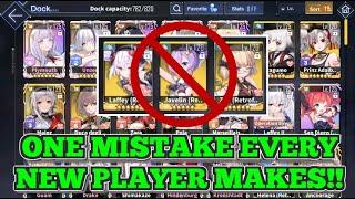 ONE MISTAKE EVERY NEW PLAYER MAKES!! | Azur Lane
