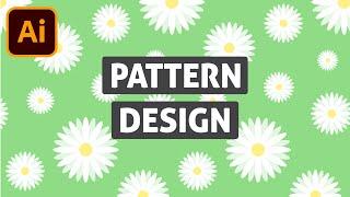 How To Create A Chamomile Flower Pattern Swatch In Adobe Illustrator