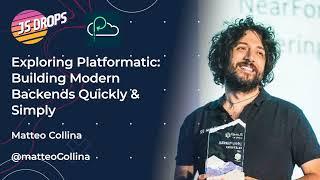 Exploring Platformatic with Matteo Collina | JS Drops