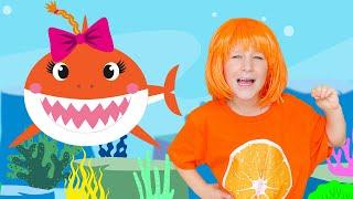 Кольорові акули - Дитячі пісні українською | Anuta Kids Channel - дитячі пісеньки [UKR]