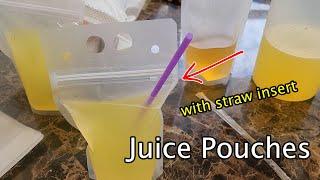 How to make Juice Pouches. DIY Kids Juice Boxes