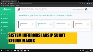 Sistem Informasi Manajemen Arsip Surat Keluar Masuk Berbasis Web, Menggunakan Codeigniter  Versi 3