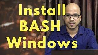 How to Install BASH Shell on Windows 10