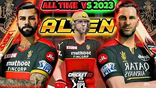 ALIEN De Villiers Smashing Bowlers | RCB All Time⭐vs RCB 2023 Cricket 22 IPL