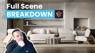 Enscape Living Room - Full Tutorial  (EASY!!!)