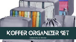 Perfekte Packorganisation: Koffer Organizer Set im Test | Stressfreies Reisen leicht gemacht